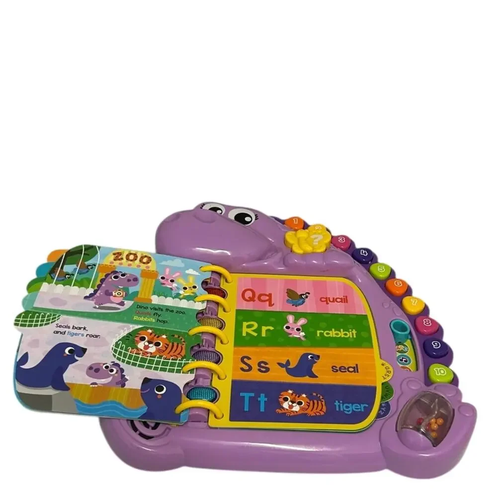 Leapfrog Dinos Delightful Day Alphabet Book toddlers 1-3